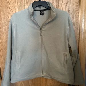 Sage Green Full Zip Fleece Size XL Brand Carolyn Taylor